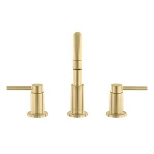 Brushed Gold Bathroom Widespread Faucet Set by Allen + Roth
